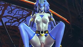 robot girl cowgirl - 3d hentai