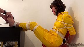 April Oneil Barefoot And Tickled