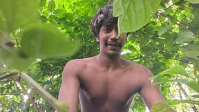 Outdoor fun in a jungle
