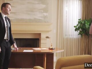Deeper. Tractable Secretary Demi Gets Dominated & Spanked