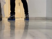 CRUSHED BY UNAWARE GIANT COP AFTER SELF SHRINKING