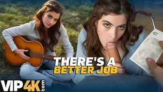 Skinny singer Charlie Dean sucks big white dick after street performance