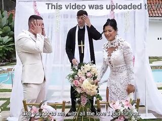 The Martix Wedding Chapter IV - Mariana Bangs the Priest in a Bath After Getting Married