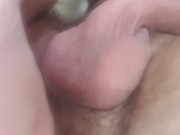 Moaning after inserting in my ass the prostate vibrator I use for cumming