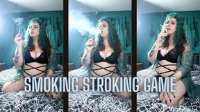 Goddess Kinx’s Smoking Edging Game – Stroke to My Exhales, Suffer at the End