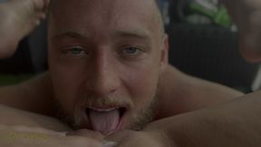 female pov blue eyes white guy pussy eating orgasm - fullvid