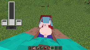 Gooning on Hatsune Miku Jenny's Mod (FapCraft)