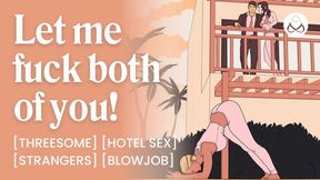 ASMR Audio Porn: FFM Threesome Hotel Sex with Two Girls Fucking One Lucky Guy � Erotic Audio Story for Women