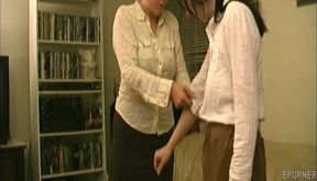 Brunette babe tied up and spanked hard in kinky bondage fetish video