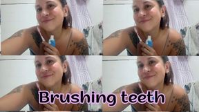 Tooth by tooth: I'll brush you until you beg me to stop