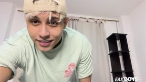 ”Sucking your nipples & jerking off a big Latina prick”