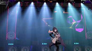 Elf VTuber strips to KPop in MMD sneakers and gets lewded