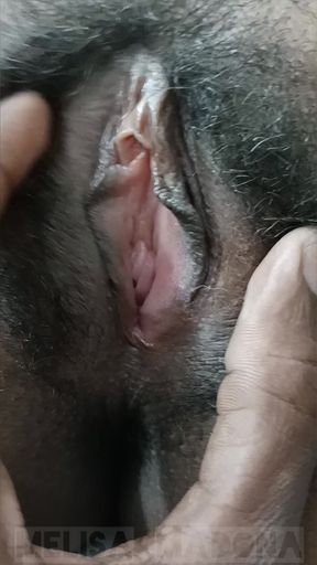 Fingering my pussy with his fingure