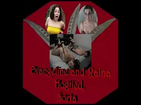 Evangeline and Raina Hogtied, Sorta