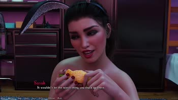 AVN Teller's Ebony Fantasy in 'Being a Dik' Visual Novel