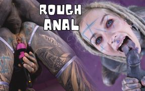 Tattoo Pierced Alt Girl Gives Sloppy BJ and Gets Anal Fucked