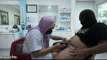 Doctor Shaving the Hairy dick Patient