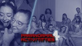 KHALAMITE Huge orgy for 9 with co-workers - French Orgy - Paranormal Activi&amp;#039;titties 4/4