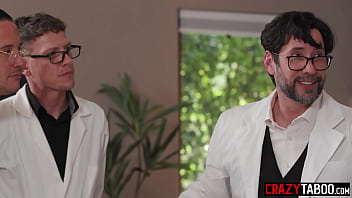 Perverted doctors gangbang busty volunteer and MILF Katrina Colt