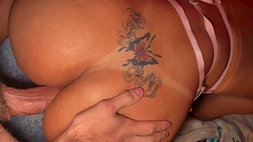 Shemale Vanessa Rafaella - Me cumming inside his ass and then he cumming inside my ass