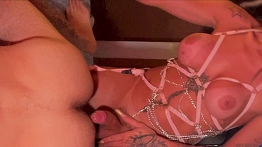 Shemale Vanessa Rafaella - Me cumming inside his ass and then he cumming inside my ass