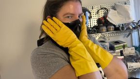 STEP MOM HUMILIATES AND PUNISHES YOU WEARING GLOVES