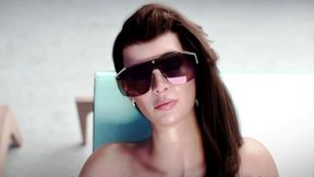Beautiful NRI lady has fun with neighbor