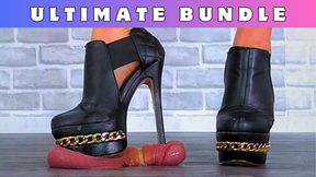 Smushing Your Cock & Balls Under My Monster Stiletto Boots - 187 Ultimate Bundle - HUGE DISCOUNT!! - Goddess Amber - Trample Trampling CBT Ballbusting