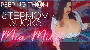 Stepmom Sucks; Huge Tits British BBW - SexLikeReal