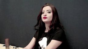 Smoking Girls From Brazil Model Paola CIGAR Video 0009