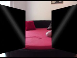 Flogging butt of their serf until this babe licks their twats