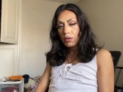 Horny and cumming at desk