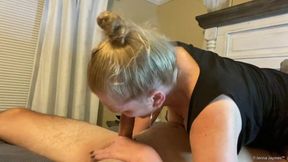 Sexy Busty Blonde Curvy MILF Whore Wife Has Sex With Neighborhood Guy