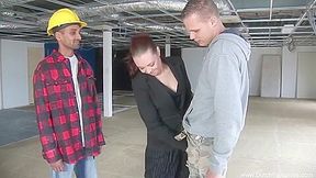 Dutch teen 18+ From The Netherlands Fucked At Constructi