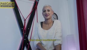 Pierced UK Babe Doggystyle Pussy Drilled