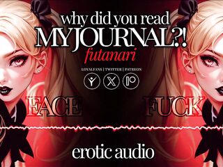 [Erotic Audio] Why did u read my journal?!! - Facefuck Shemale hentai Roommate