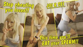 Dominant JOI and CEI by sweet tranny girl! You'll cum twice and eat your load! Wichsanleitung DEUTSCH
