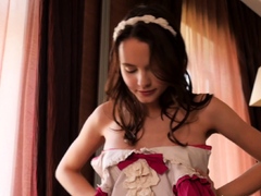 Curly Blonde Teen Records Solo Dildo Masturbation More at