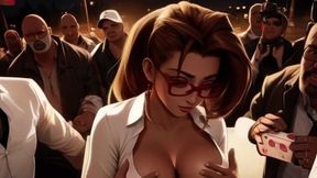 Cockhungry College Girls Get Gangbanged in a Mosh Pit