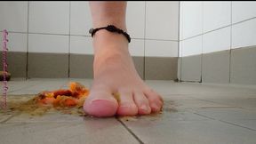 klebrige fusse beim duschen