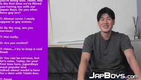 Muscular Taishi releases creamy cum after fucking jock Asian Haru