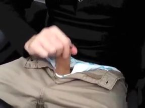 Cumming in my car again - verbal wanking in my khaki jeans