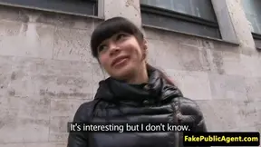 Pulled russian beauty cocksucking on stairs