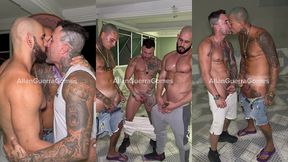 lutador de mma allan guerra gomes em uma festa pegou os homens mais lindos
