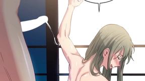 Horny Step-Sisters Seduce Their Teacher for naughty Anime Fun