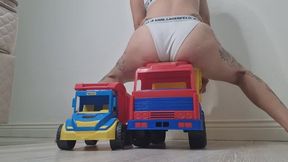 Riding Two Trucks – Fart After Fart