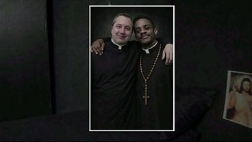 White priest is fucked by a superior black cock