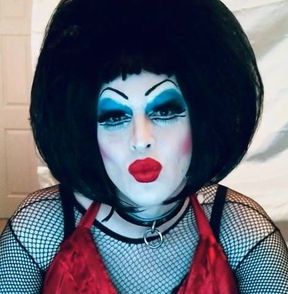 Sissy Slut Whore Debra in her Heavy Makeup