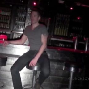 Amazing sex with 3 straigths curious boys in backroom