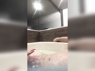 Flab joy in a jacuzzi! Slim n sexy Rachel Wriggler has slippy sliding soapy pleasure with a big fat bear